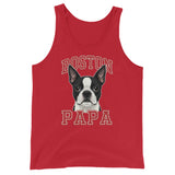 Boston Papa Tank Top . Red