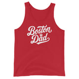 Boston Dad Tank Top . Red