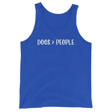Dogs Are Greater Than People Unisex Tank Top