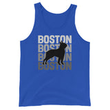 Boston Streetwear Unisex Tank Top . True Royal
