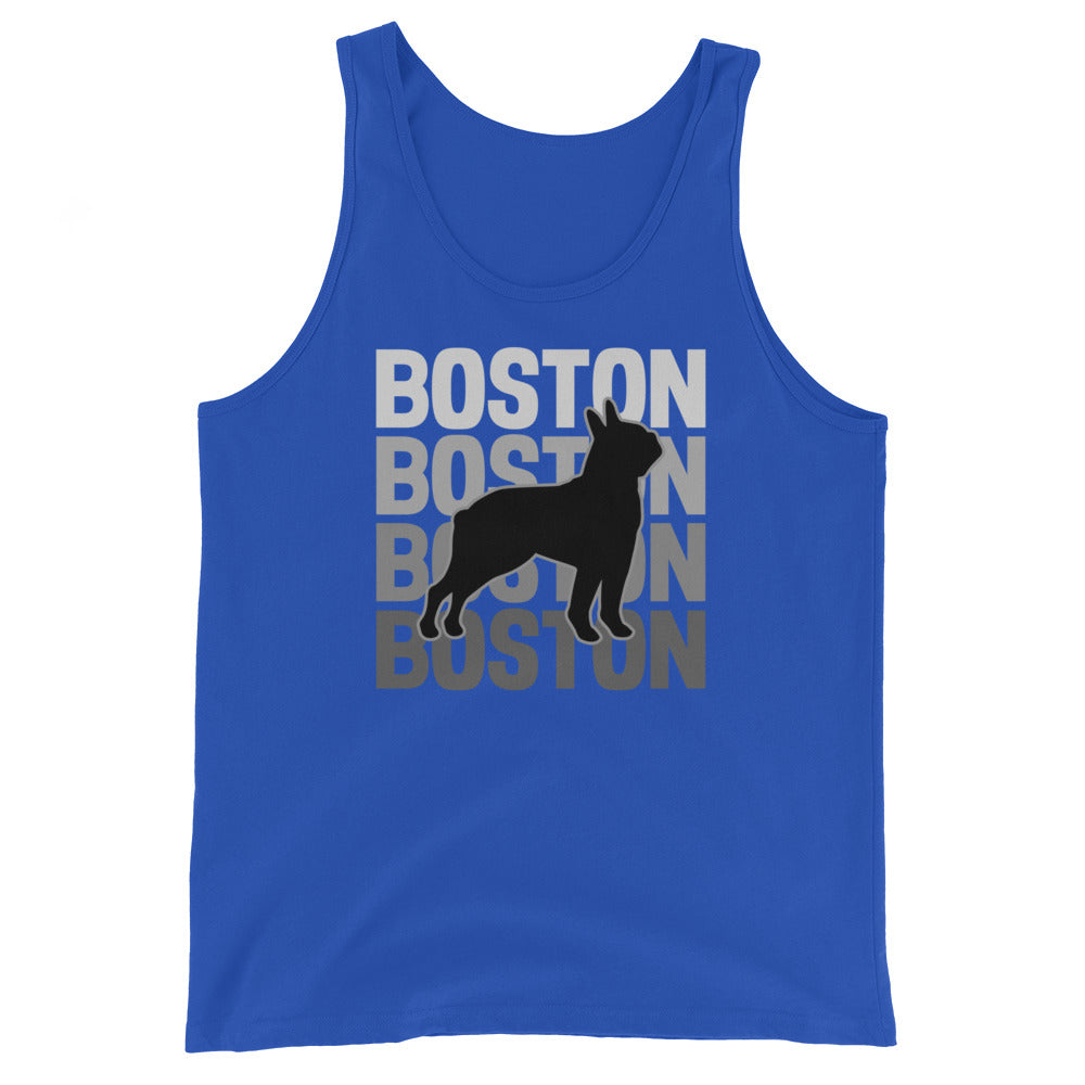 Boston Streetwear Unisex Tank Top . True Royal