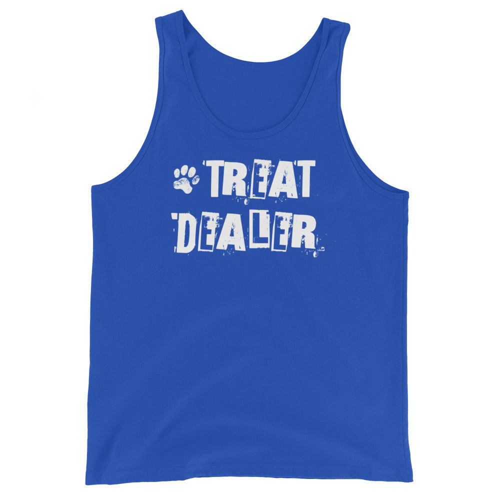 Dog Treat Dealer Unisex Tank Top . True Royal