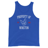 Property Of My Dog Custom Unisex Tank Top . True Royal