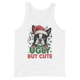 Ugly But Cute Unisex Tank Top . White