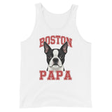 Boston Papa Tank Top . White