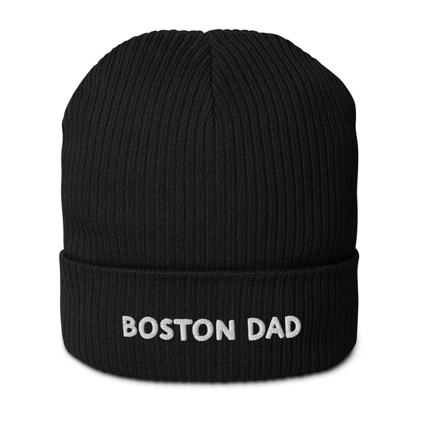 Boston Dad Organic Ribbed Beanie