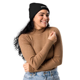 Dog Mom Organic Ribbed Beanie