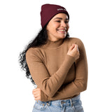 Dog Mom Organic Ribbed Beanie