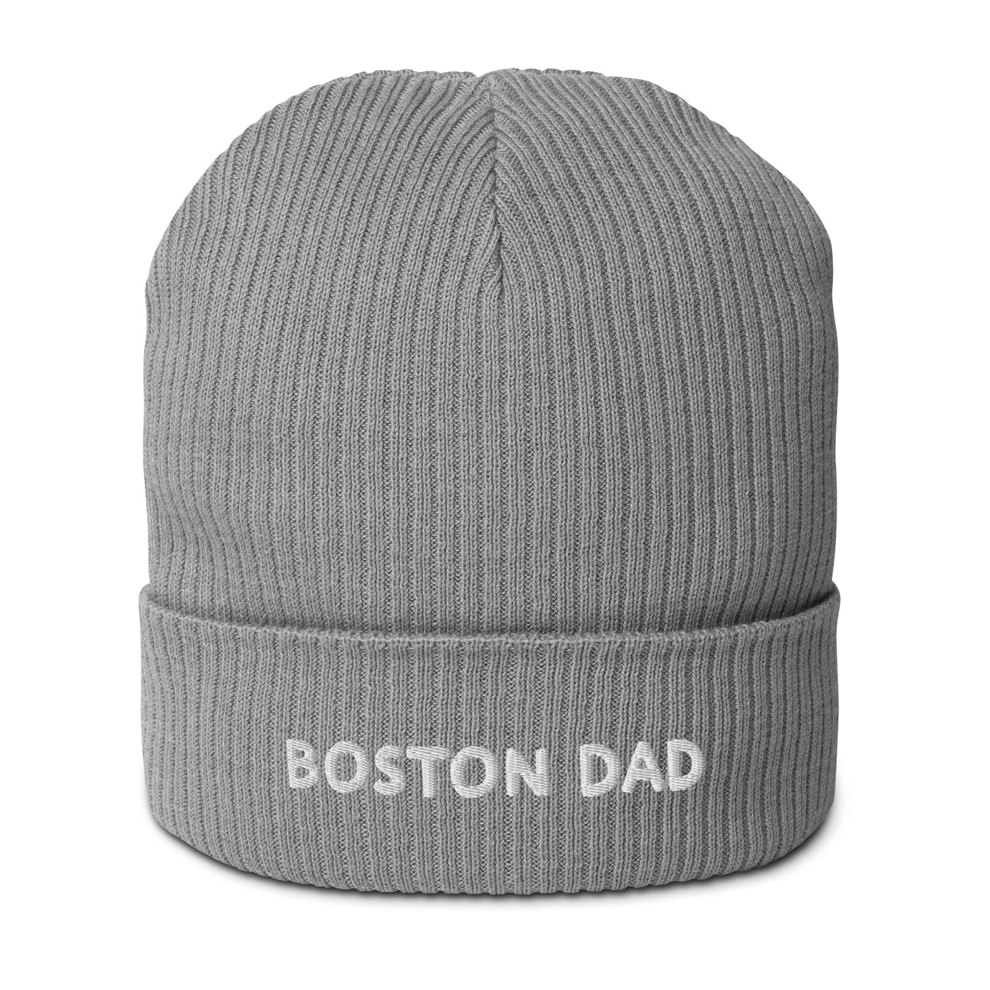 Boston Dad Organic Ribbed Beanie