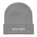 Dog Mom Organic Ribbed Beanie