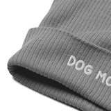 Dog Mom Organic Ribbed Beanie
