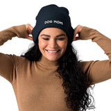 Dog Mom Organic Ribbed Beanie