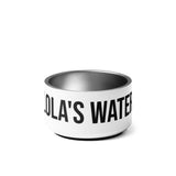 Custom Dog Bowl with Dog Name - Water