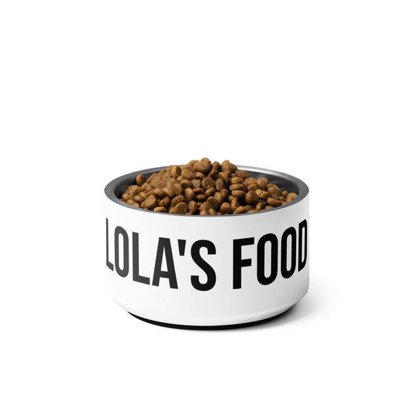 Custom Dog Bowl with Dog Name - Food