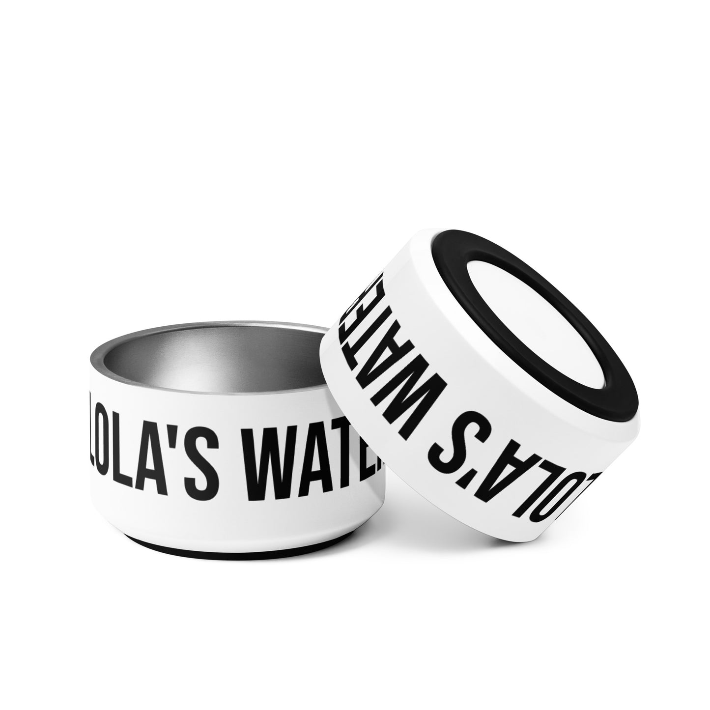 Custom Dog Bowl with Dog Name - Water