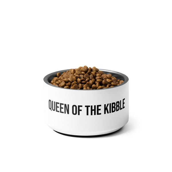 Queen Of The Kibble Dog Bowl