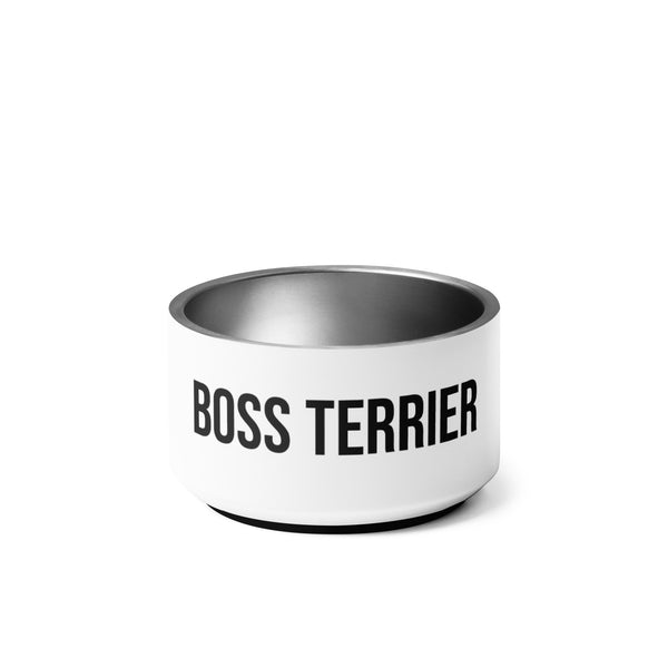 Boss Terrier Dog Bowl