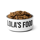 Custom Dog Bowl with Dog Name - Food