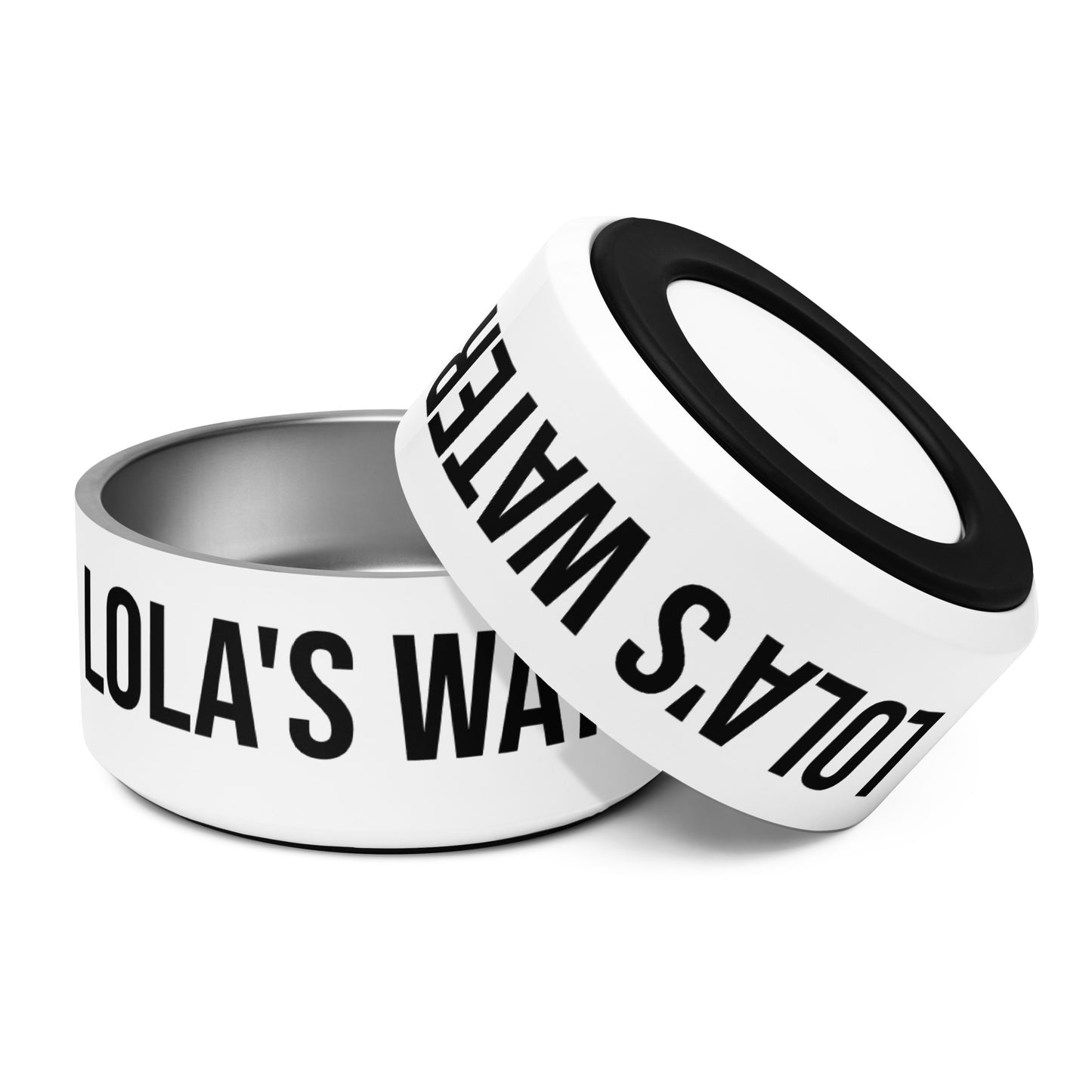 Custom Dog Bowl with Dog Name - Water