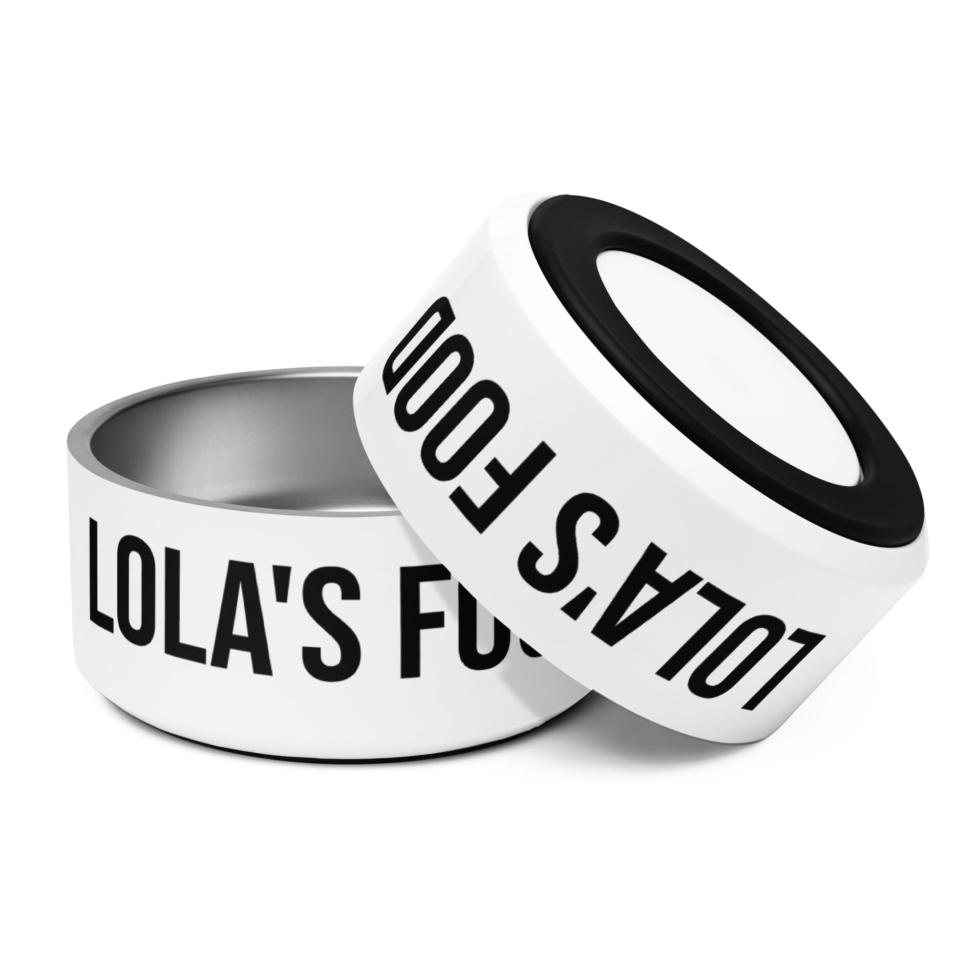 Custom Dog Bowl with Dog Name - Food