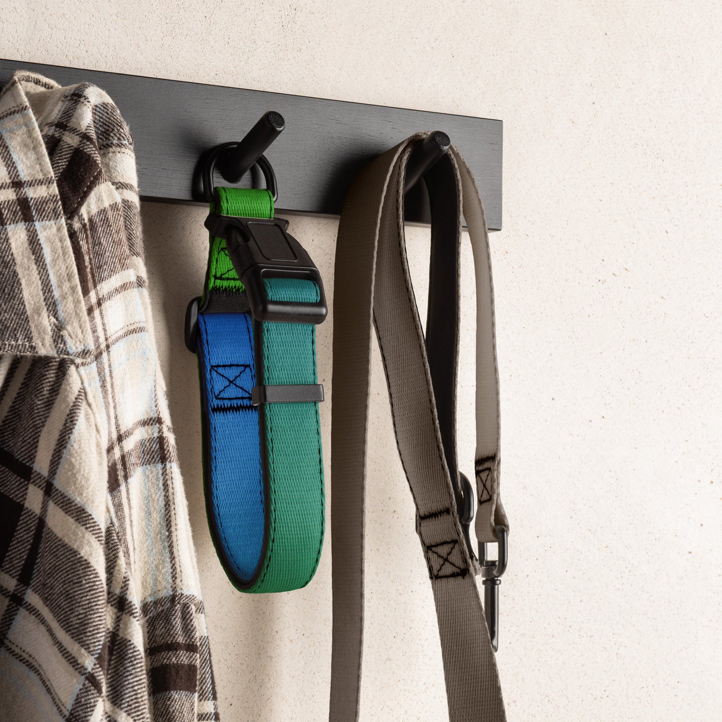 Blue to Green Ombre Dog Collar