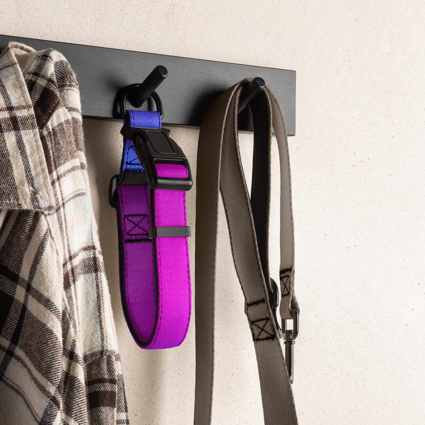 Purple Pink Blue Ombre Dog Collar