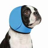 Pet Earmuffs Head Cover Dog Ear Protection For Swimming and Anti Anxiety Noise Cancelling . Sky Blue