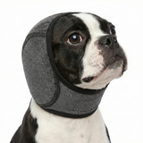 Pet Earmuffs Head Cover Dog Ear Protection For Swimming and Anti Anxiety Noise Cancelling . Dark Gray Upgraded Thickened