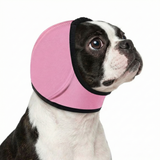 Pet Earmuffs Head Cover Dog Ear Protection For Swimming and Anti Anxiety Noise Cancelling . Pink