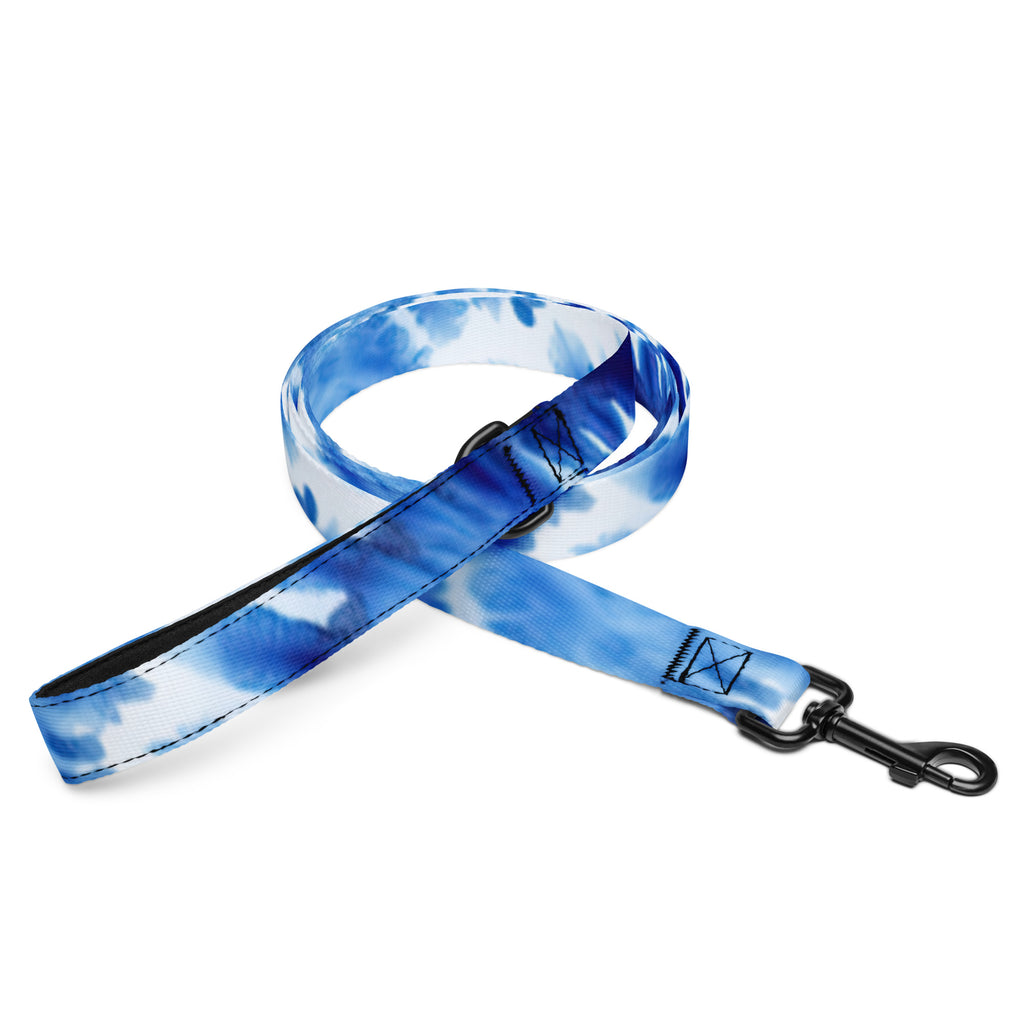 Blue Tie Dye Dog Leash