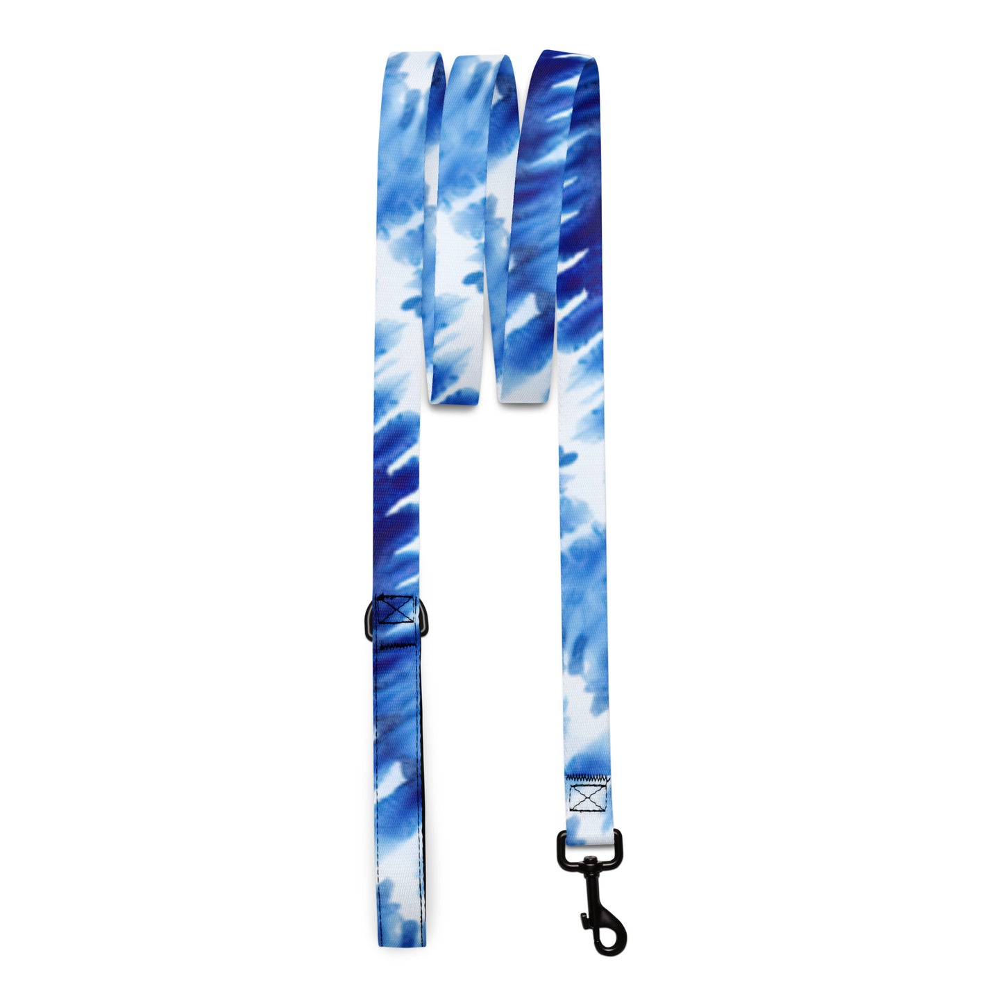 Blue Tie Dye Dog Leash