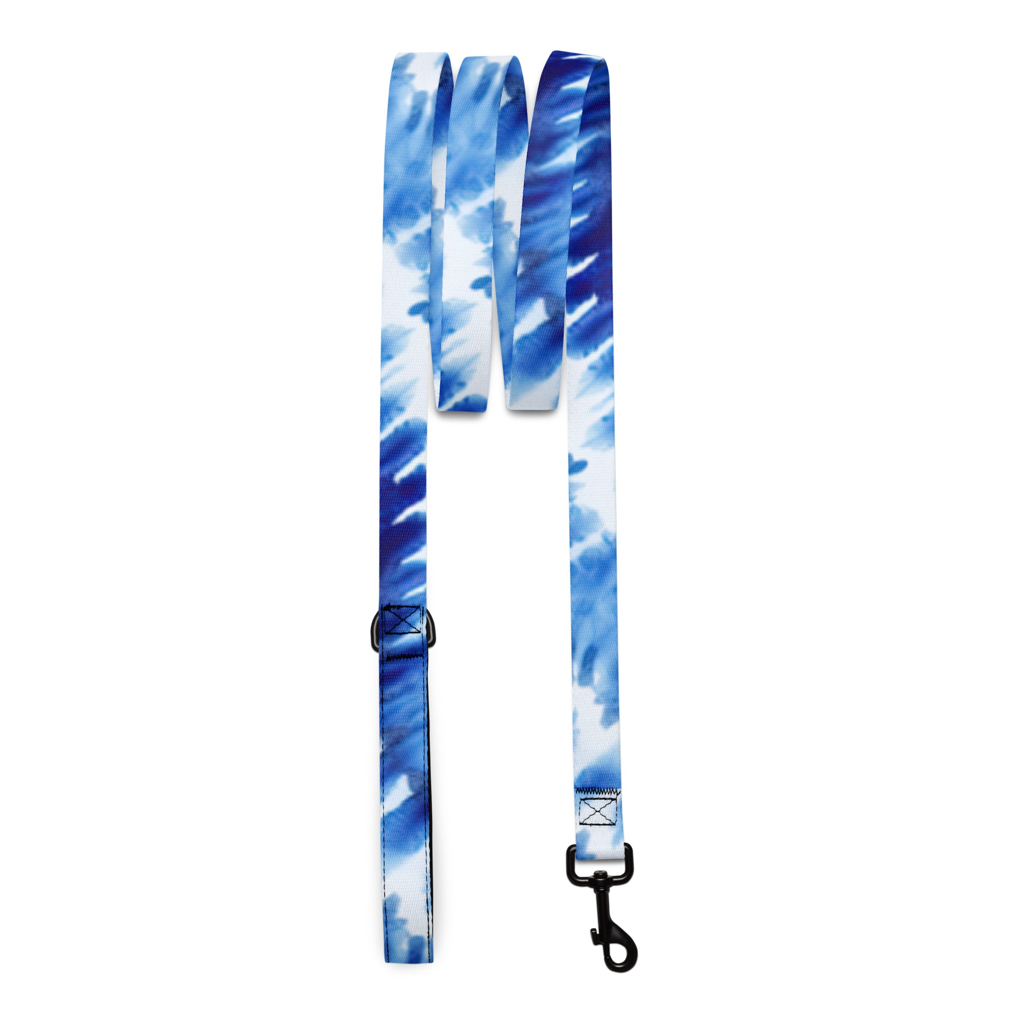 Blue Tie Dye Dog Leash
