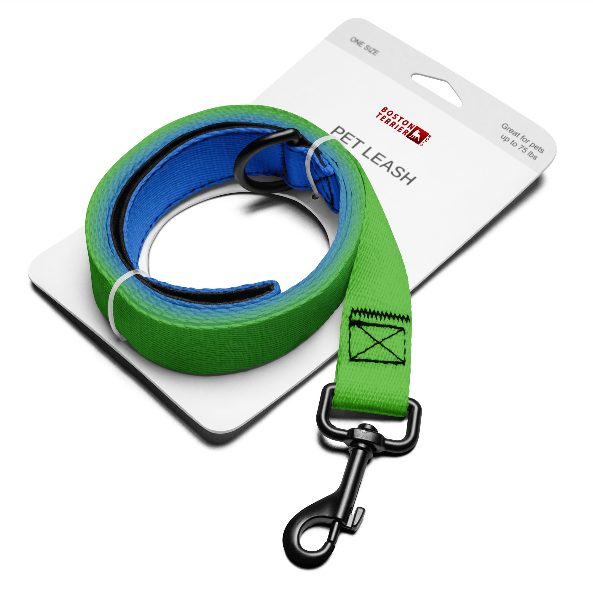 Blue to Green Ombre Dog Leash