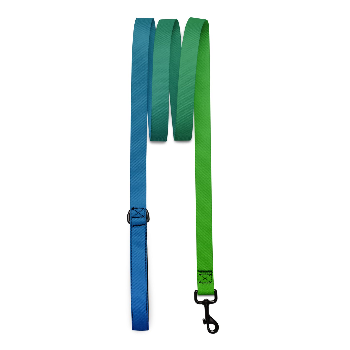 Blue to Green Ombre Dog Leash