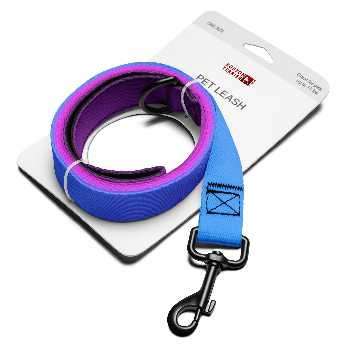 Purple Pink Blue Ombre Dog Leash