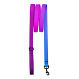 Purple Pink Blue Ombre Dog Leash