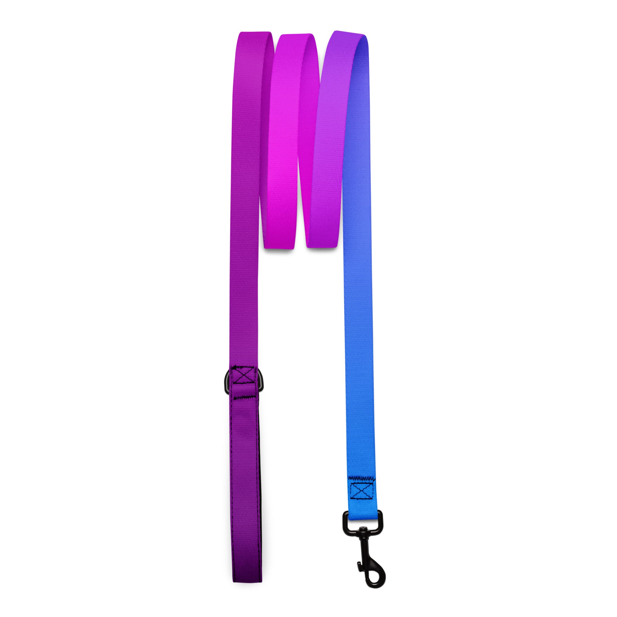 Purple Pink Blue Ombre Dog Leash
