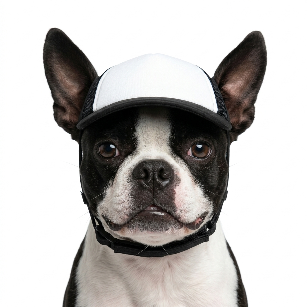 Pet Trucker Hat for Dogs – UV Protective Mesh Cap with Secure Fit for Small, Medium & Large Dogs .
