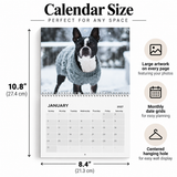 2027 Personalized Wall Calendar with Your Dog's Photos