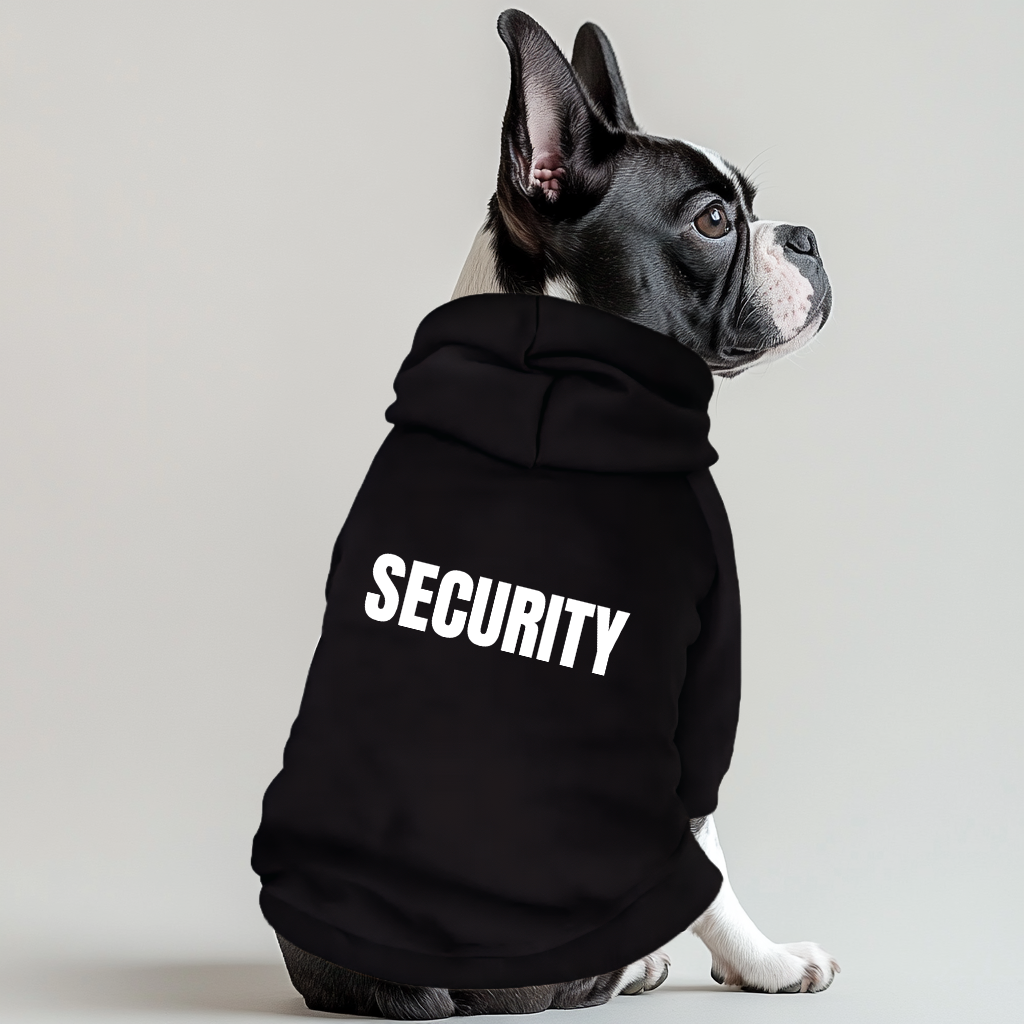Security 100% Cotton Dog Fleece Hoodie