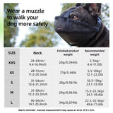 Short Snout Dog Muzzle to Prevent Eating Everything – Soft Mesh, Secure Fit .