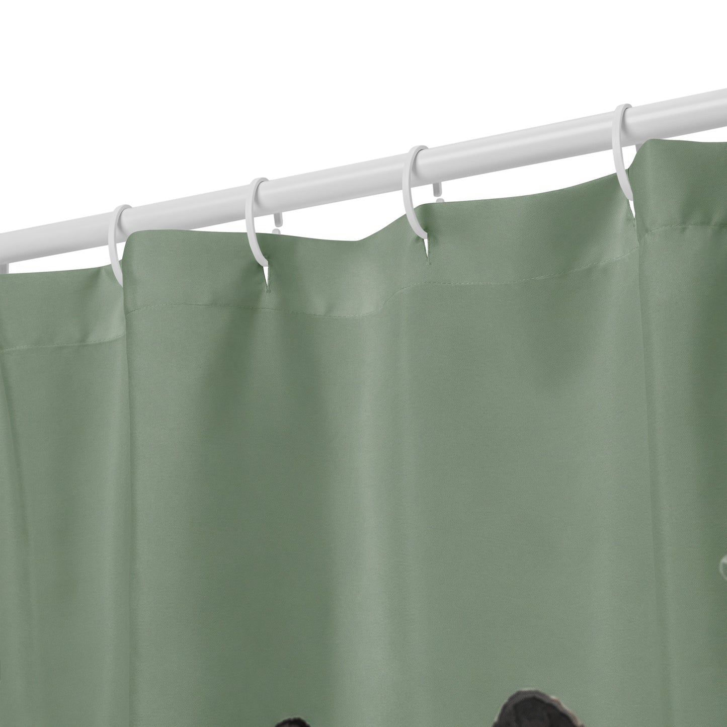 Custom Dog Portrait Bathtub Shower Curtain - Watercolor Art Using Photo(s) For Bathroom .