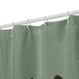 Custom Dog Portrait Bathtub Shower Curtain - Watercolor Art Using Photo(s) For Bathroom .