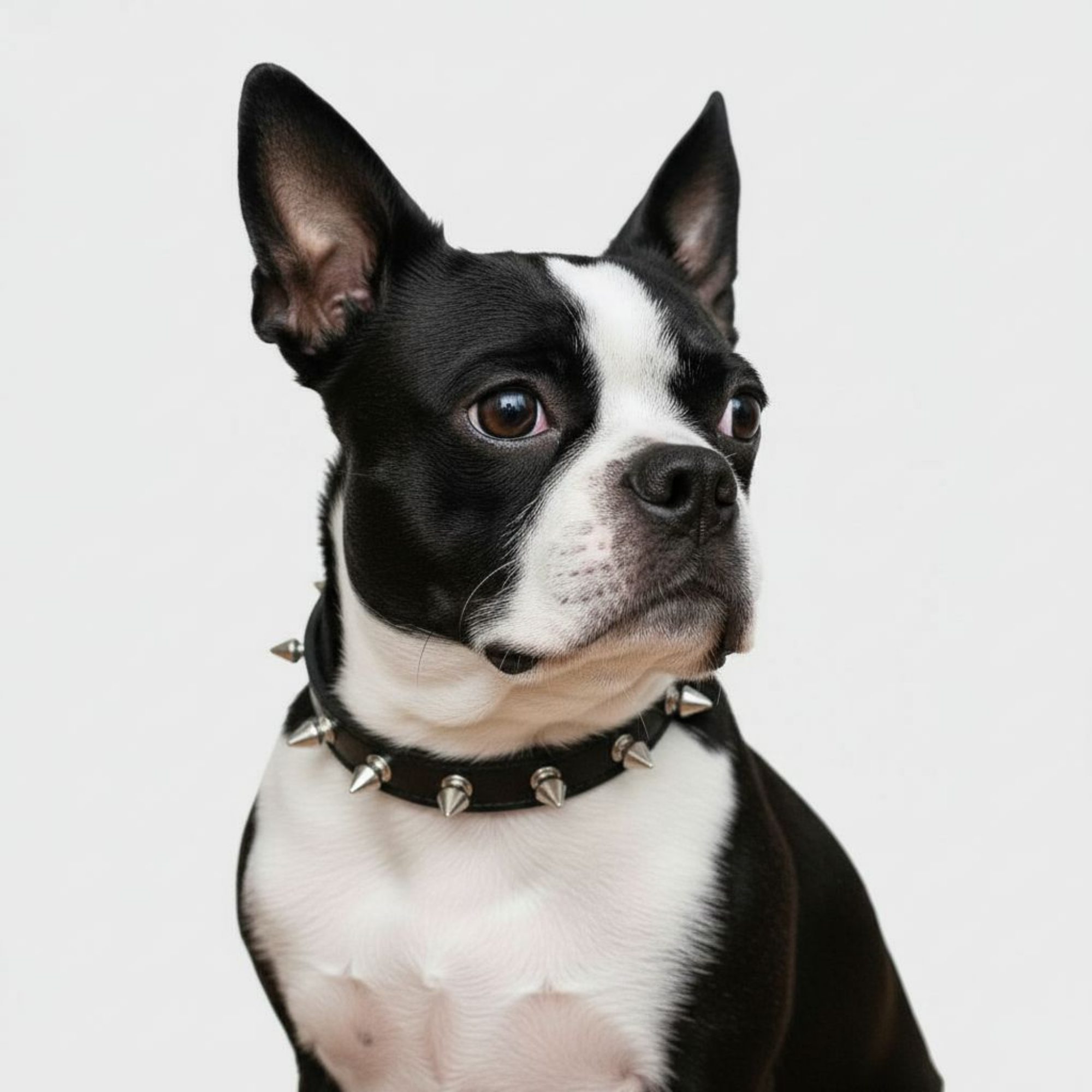 Spiked Studded PU Leather Dog Collar