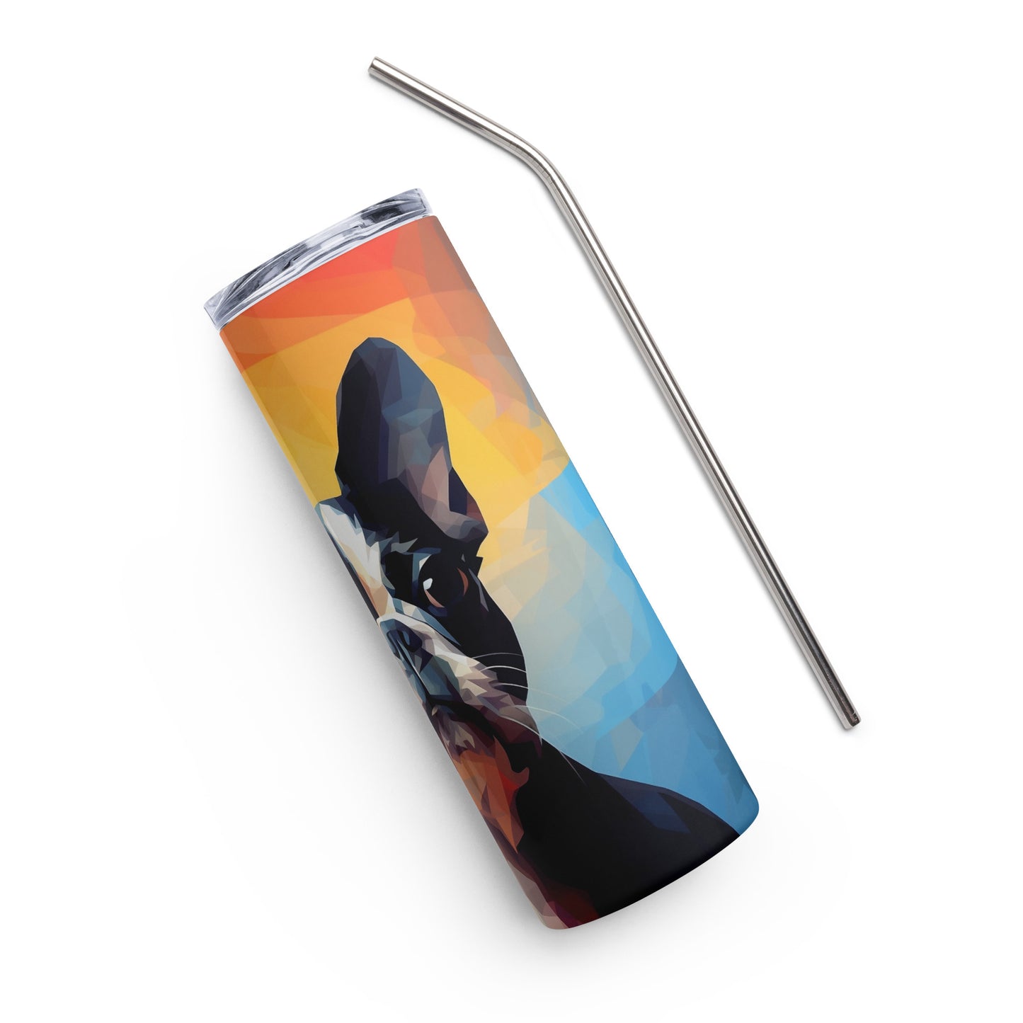 Boston Terrier Stainless Steel Tumbler Colorful 1