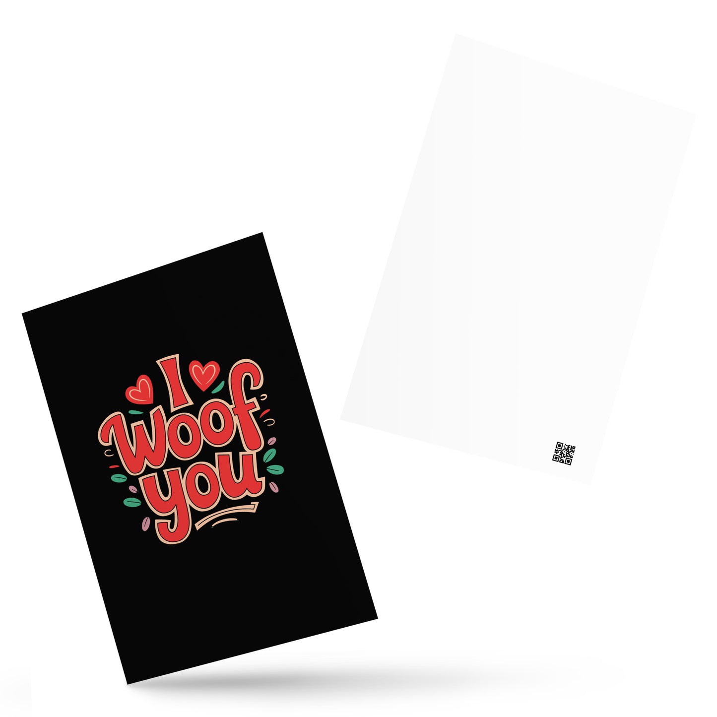 I Woof You Valentine's Day Postcard