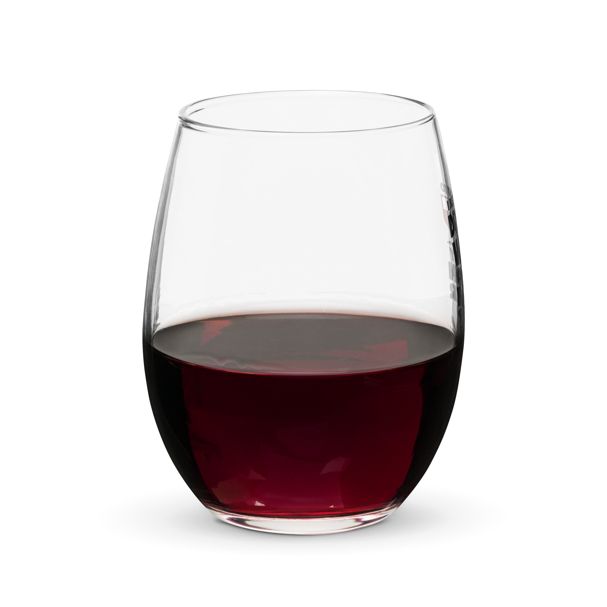 I Just Want To Drink Wine And Pet My Boston Terrier Stemless Wine Glass