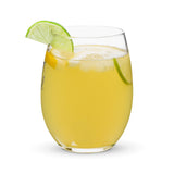 I Love My Boston Terrier Stemless Wine Glass