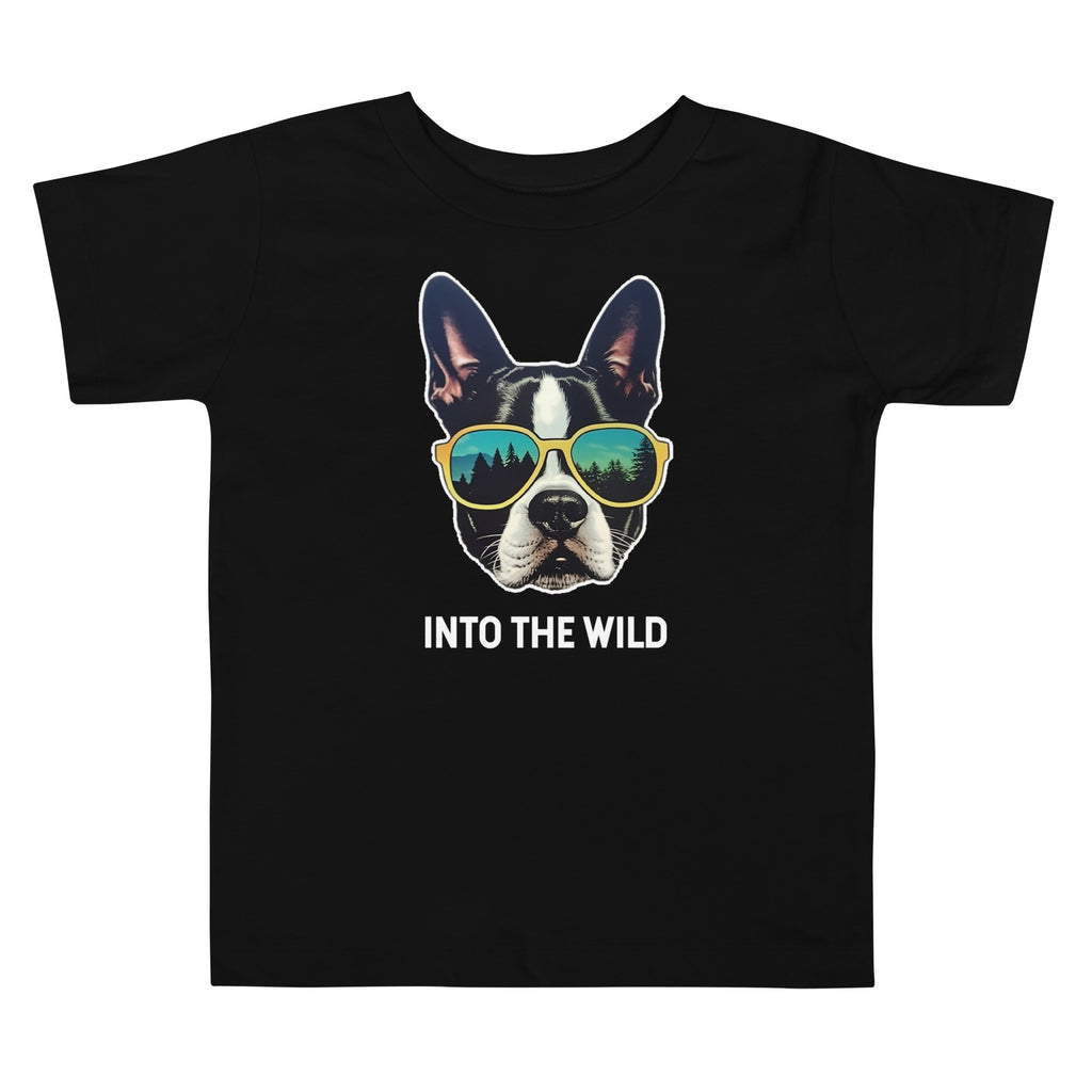 Into The Wild Boston Terrier Toddler T-Shirt