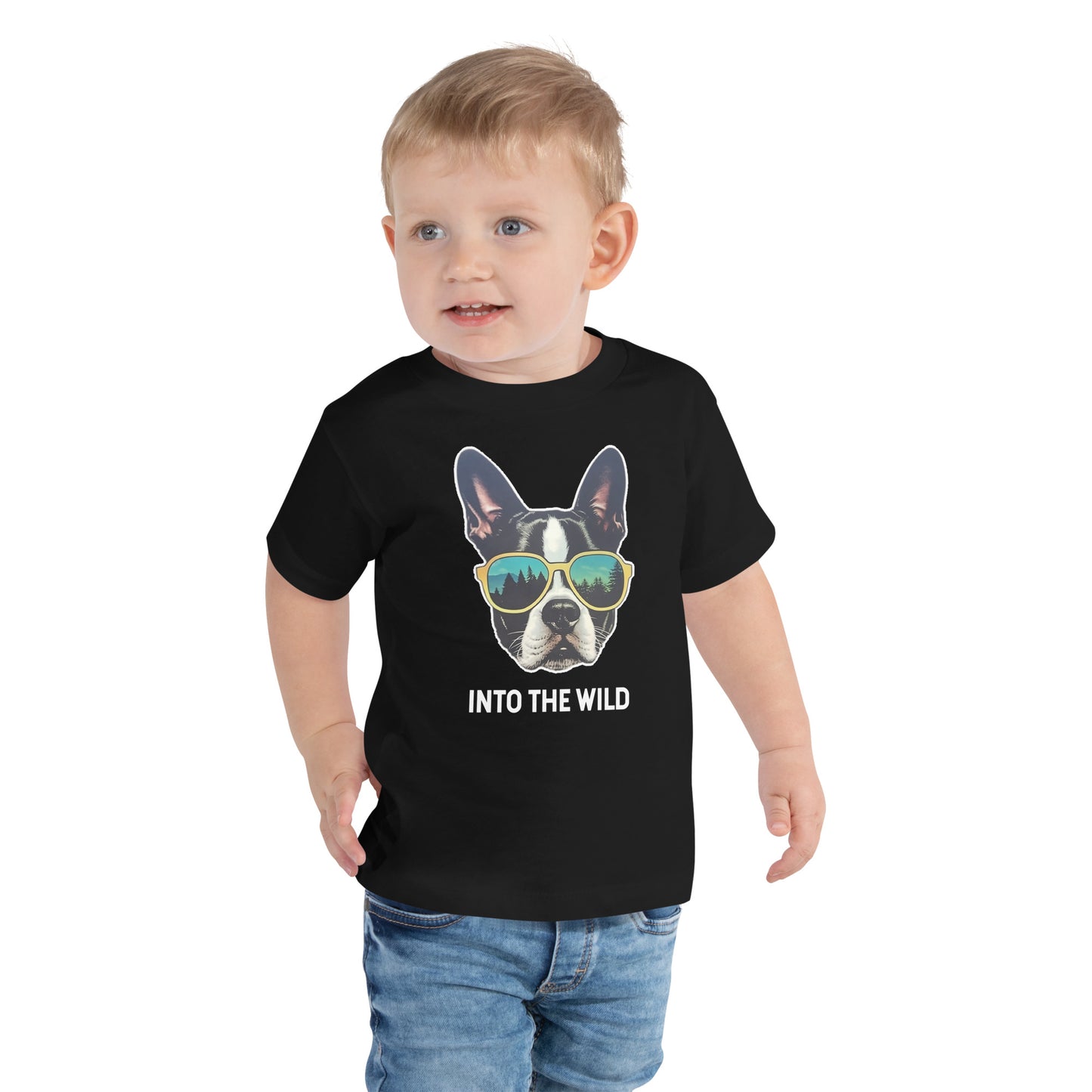 Into The Wild Boston Terrier Toddler T-Shirt